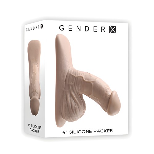 Gender X 4" Silicone Packer Ivory
