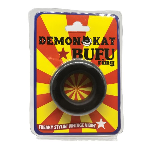 Demon Kat BuFu Ring - Negro