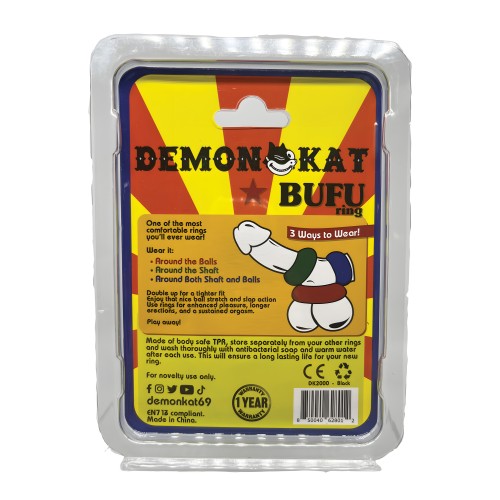 Demon Kat BuFu Ring - Black