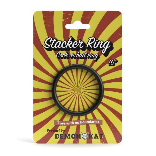 Demon Kat Stacker Ring