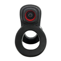 Hunky Junk Revhammer Shaft Vibe Ring - Black