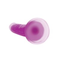 Curve Toys Lollicock 7" Glow In The Dark Silicone Dildo - Purple