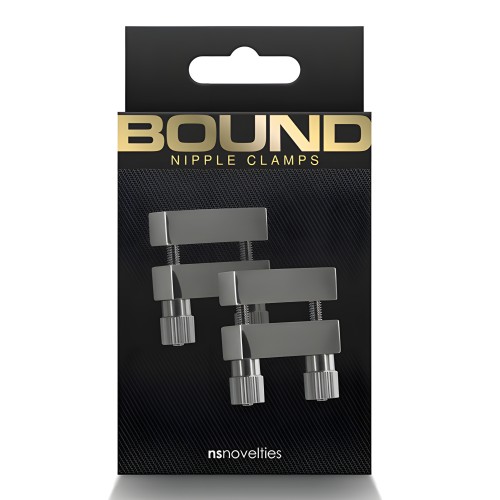 Bound V1 Nipple Clamps - Gunmetal