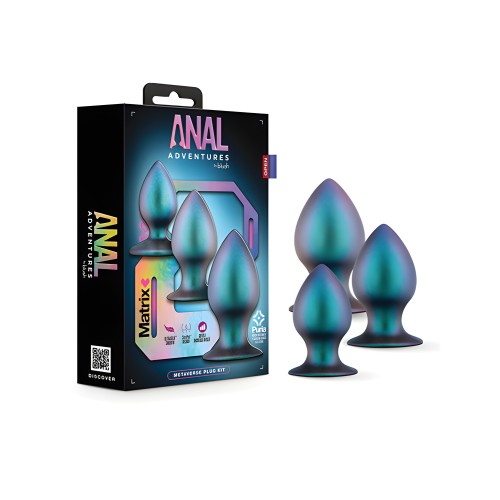 Blush Anal Adventures Matrix Plug Kit - Spruce | Anal Toys