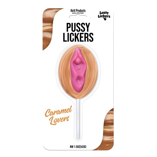 Lusty Lickers Paleta en Forma de Vagina - Amantes del Caramelo