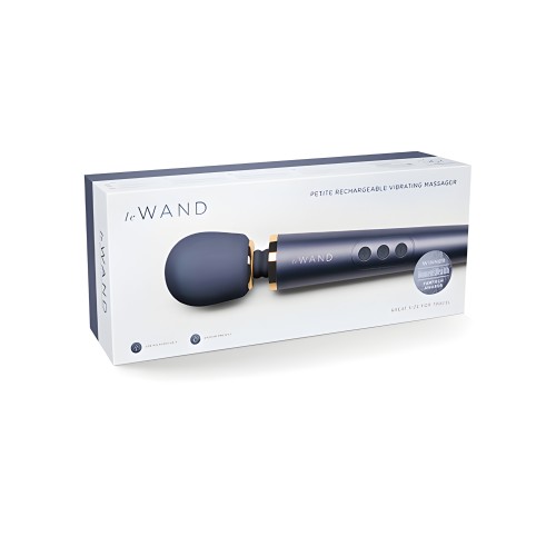 Le Wand Petite Rechargeable Vibrating Massager - Navy