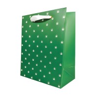 Polka Pot Gift Bag - Green/White
