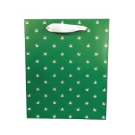 Polka Pot Gift Bag - Green/White