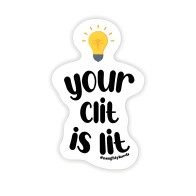 Pegatina Traviesa Lit Clit - Paquete de 3