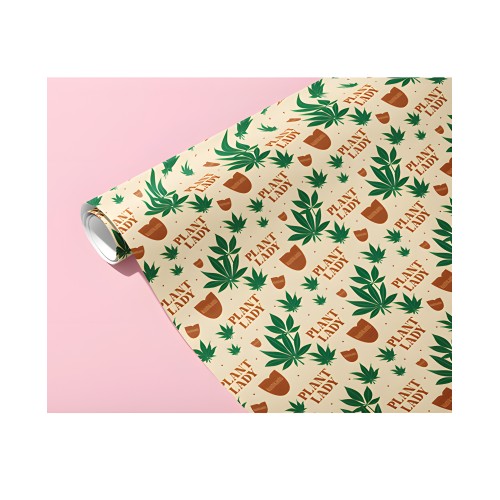 Plant Lady Wrapping Paper - Fun Gift Wrap