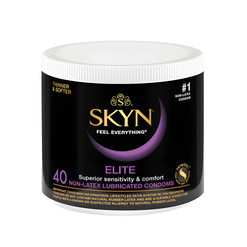 Lifestyles SKYN Elite Ultra Thin Condoms - Bowl of 40