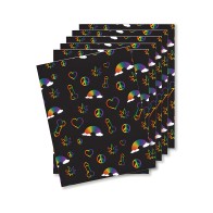 Rainbow Penis Naughty Greeting Card - Pack Of 6