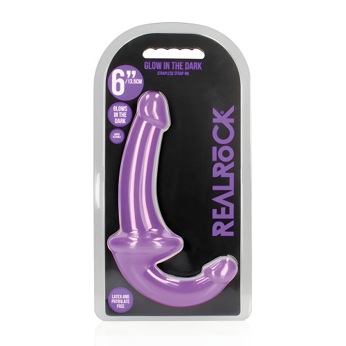 Shots RealRock Strapless Strap-On - Neon Purple