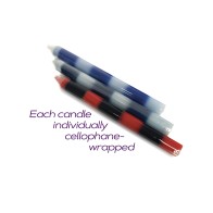 The 9's Make Me Melt Sensual Warm Drip Candles - Passionettes Stripes Pack of 3