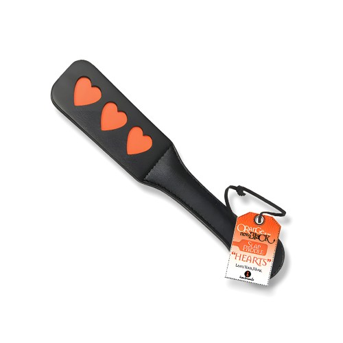 The 9's Orange is the New Black Slap Paddle - Hearts