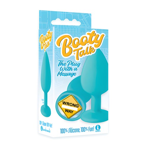 The 9's Booty Calls Wrong Way Plug - Blue
