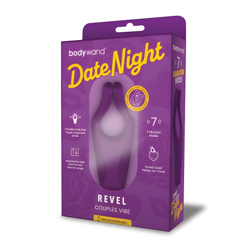 Xgen Bodywand Date Night Revel Couples Vibe - Púrpura