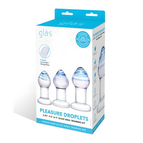 Kit de Entrenamiento Anal Glas Pleasure Droplets
