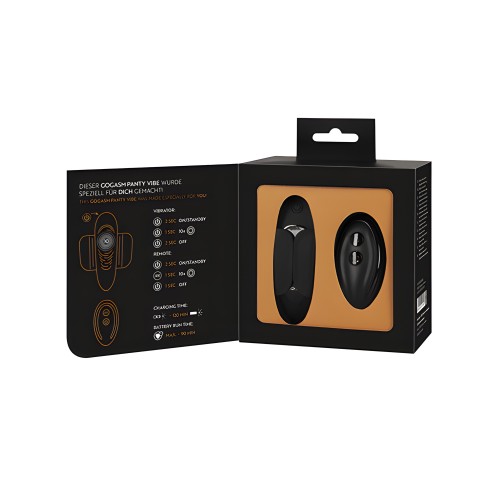 GoGasm Panty Vibrator - Black