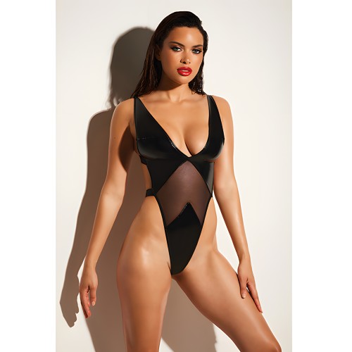 FETISH Limitless Teddy | Vinilo y Malla Negro L/XL