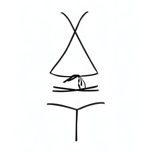 Allure Nicola Open Cup Teddy - Black