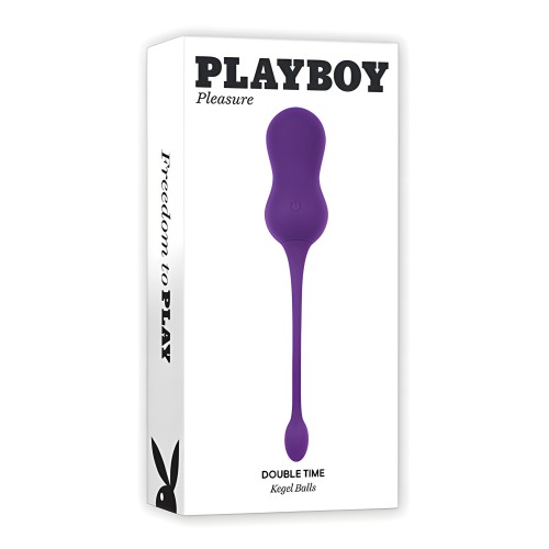 Bolas Kegel Vibradoras Playboy Pleasure Double Time - Acai