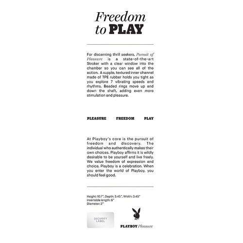 Playboy Pleasure Pursuit Of Pleasure Stroker
