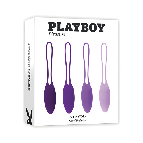 Set de Kegel Playboy - Acai/Ombre