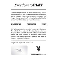 Anillo de Placer Playboy Bunny Buzzer - Verde Profundo