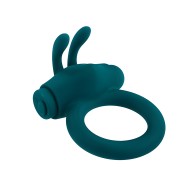 Anillo de Placer Playboy Bunny Buzzer - Verde Profundo