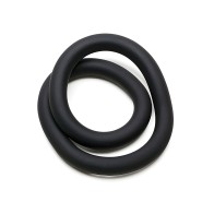 Perfect Fit Anillo de Refuerzo Hefty de 12" - Negro