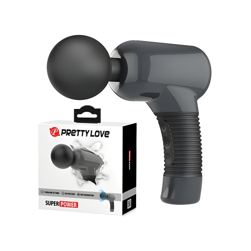 Pretty Love Super Power Fun Gun Massager - Black