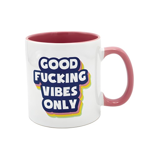 Taza Good Vibes Only - Regalo Positivo