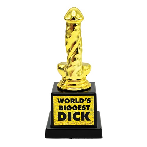 World's Biggest Dick Trophy - Hilarious Gag Gift