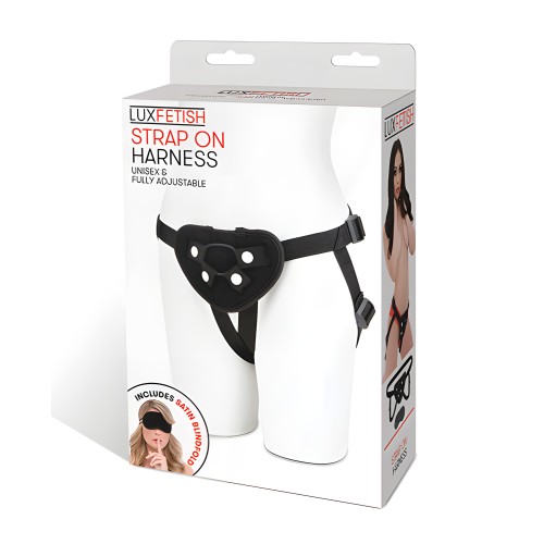 Lux Fetish Arnés Strap On - Negro | Lux Fetish