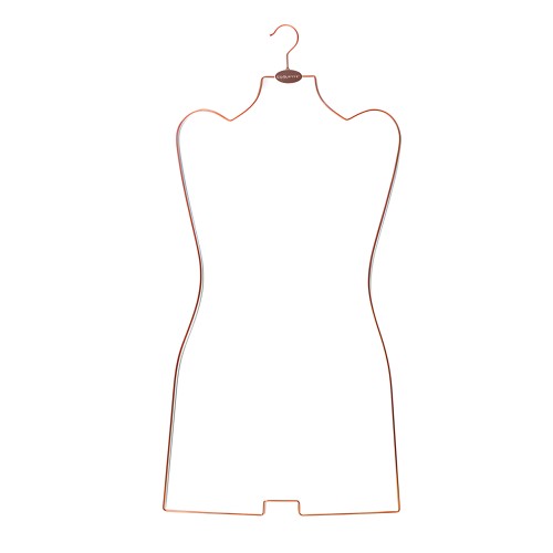 Percha de Cuerpo de Metal de Marca Coquette - Rosa Dorado