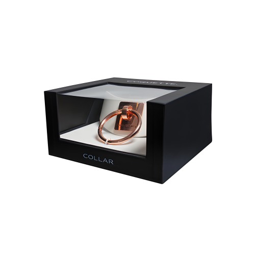 Adjustable Collar - White/Rose Gold