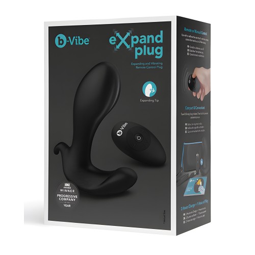b-Vibe Expand Plug - Negro
