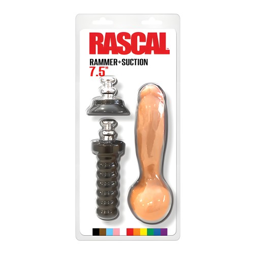 Rascal Toys 8" Cock with Rammer & Suction