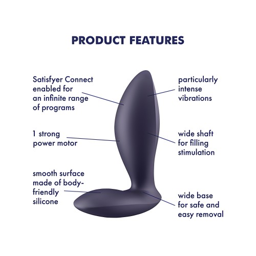 Satisfyer Power Plug - Ciruela