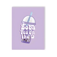 Boba D Greeting Card - Fun and Unique