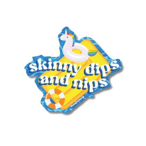 Sticker Dips And Nips - Pack de 3 - Diseños Divertidos