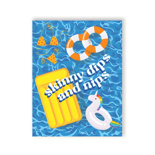 Nips And Dips Greeting Card | Fun Card