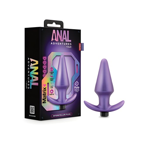Blush Anal Adventures Matrix Interstellar Plug - Astro Violet
