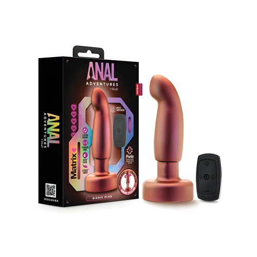 Blush Anal Adventures Matrix Bionic Plug - Cobre Cósmico