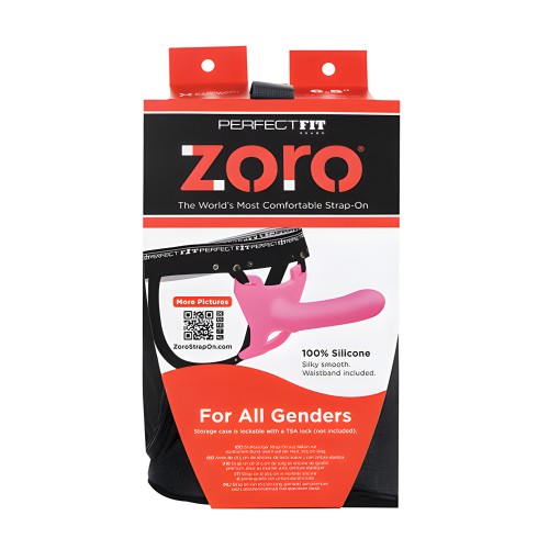 Perfect Fit Zoro 5.5" Strap On con Funda - Rosa