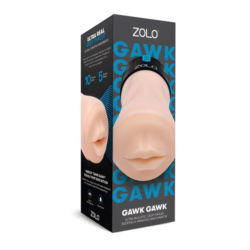 ZOLO Gawk Gawk Masturbador Vibrador de Garganta Profunda