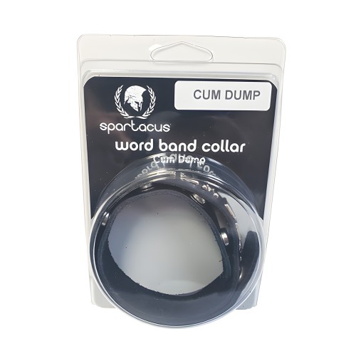 Collar de Cuero Spartacus CUM DUMP