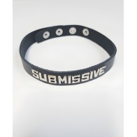 Collar de Cuero SUBMISSIVE Spartacus - Negro