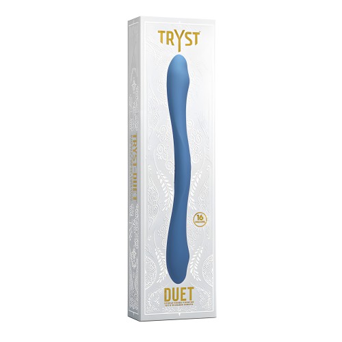 Vibrador Doble con Control Remoto Tryst Duet - Azul Periwinkle